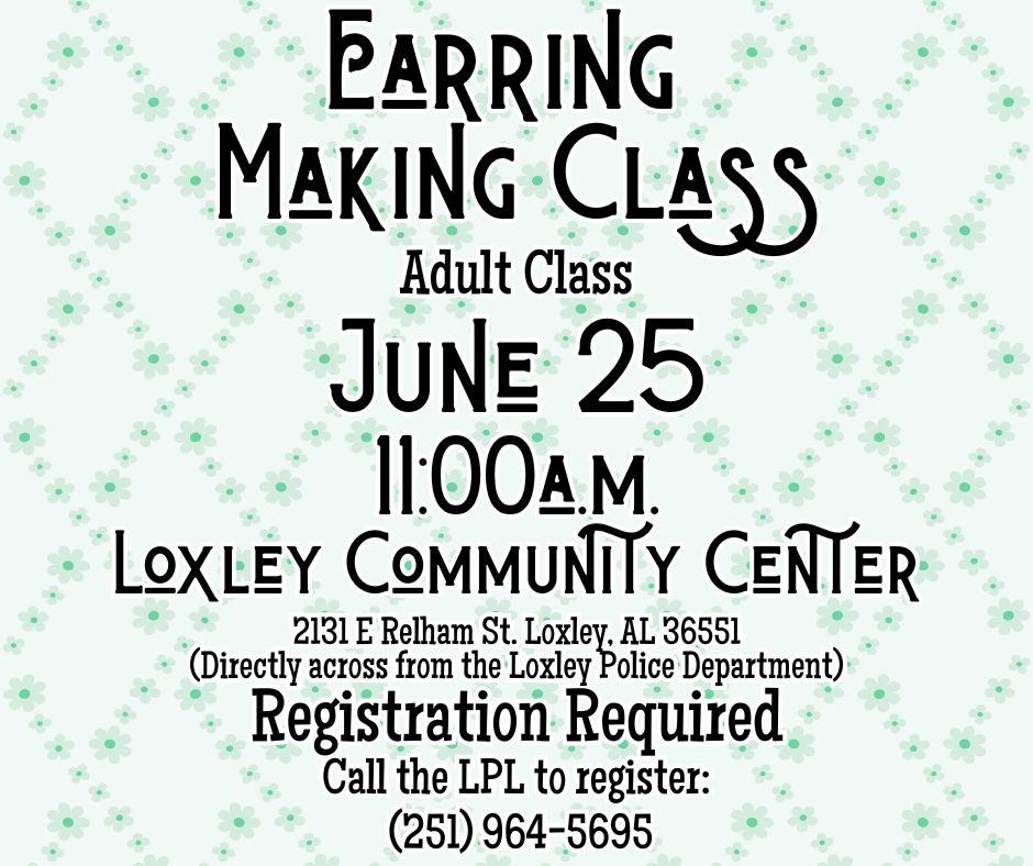 Earring Making Class