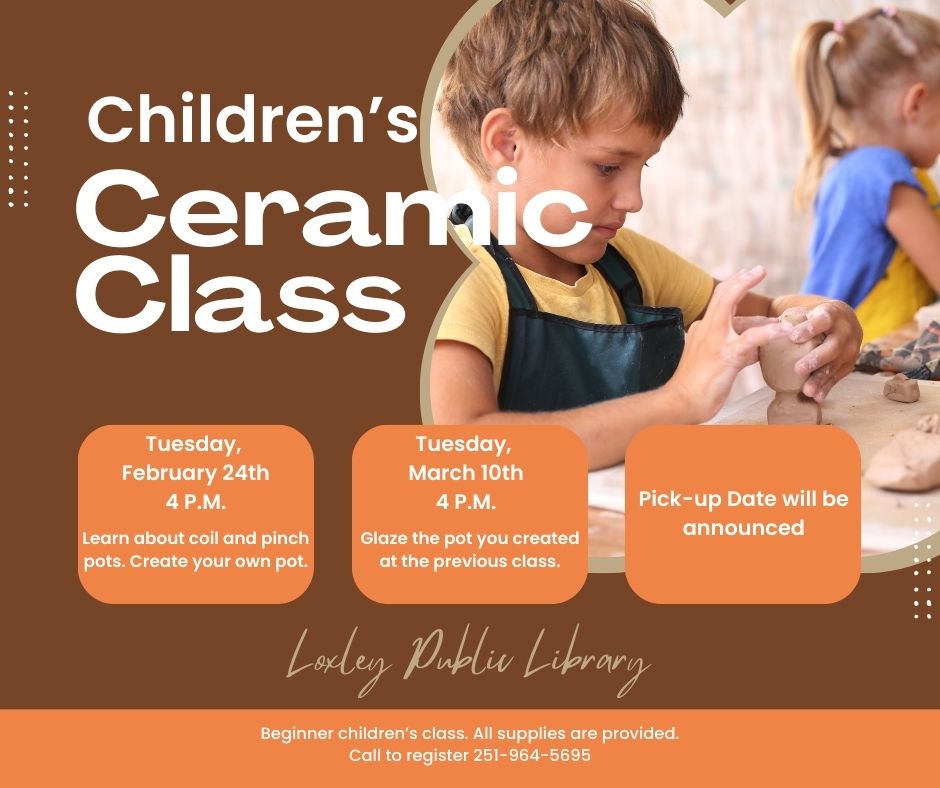 Children's Ceramic Class