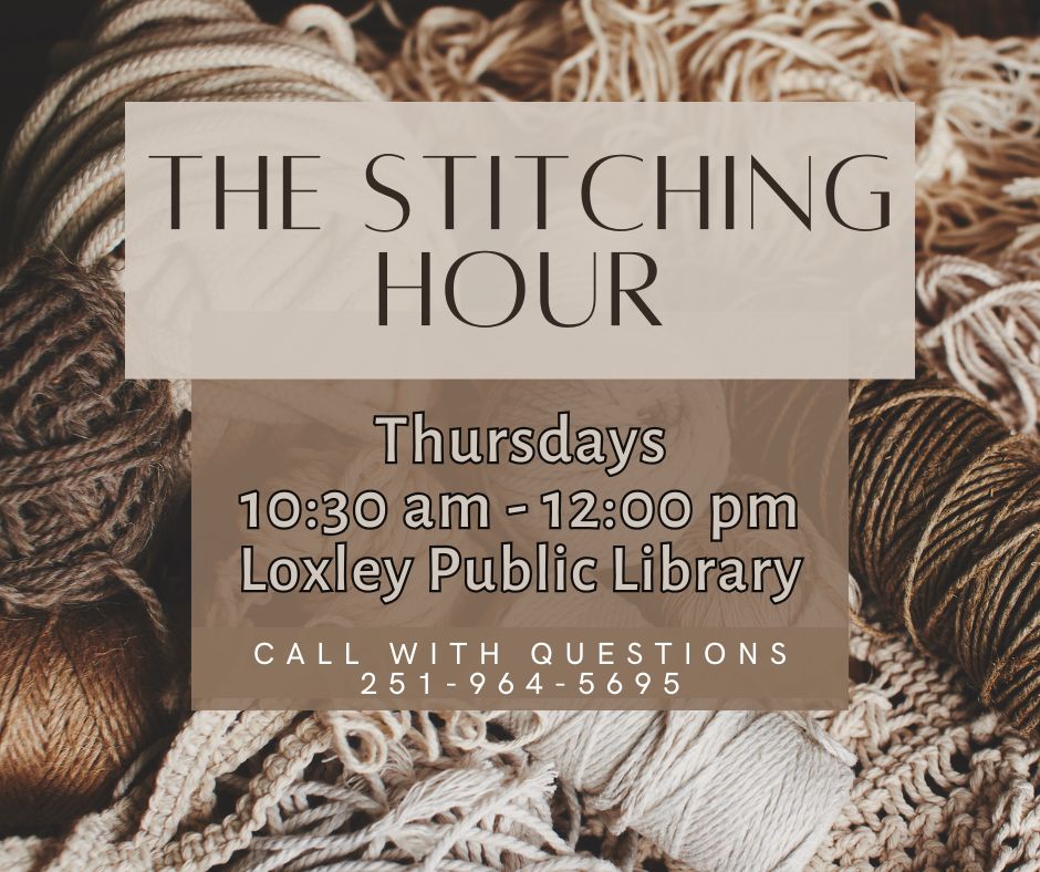 Stitching Hour Library Event